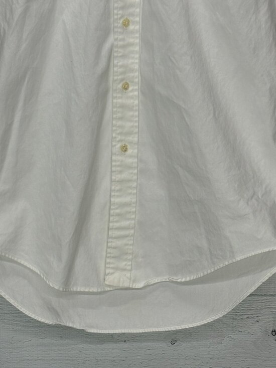 Ralph Lauren Yarmouth Shirt Mens 15-32 White Pinpoint Oxford Button Down Cotton - Picture 7 of 13